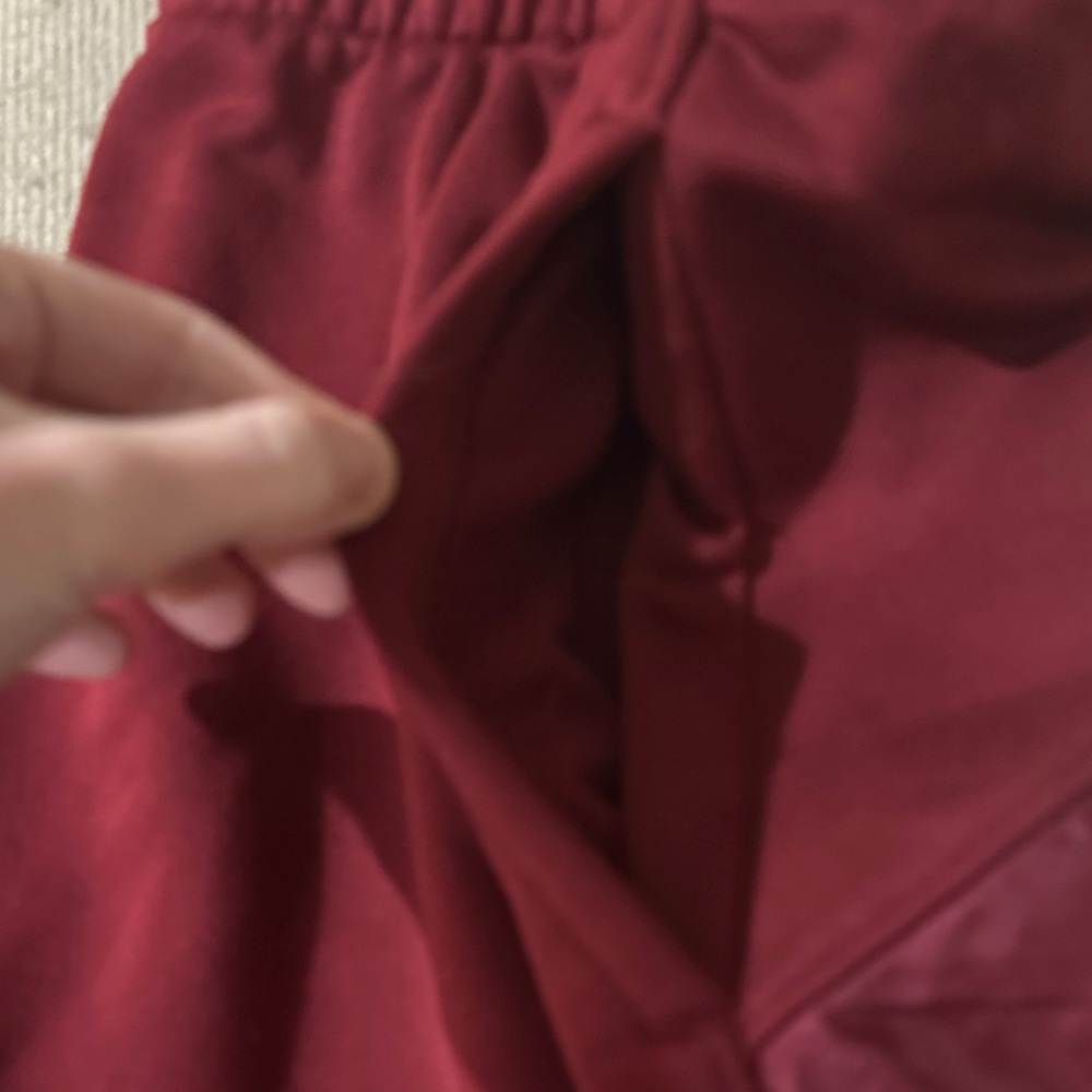 Under Armour Burgundy Athletic Pants - Picture 2 of 5